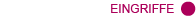 eingriffe